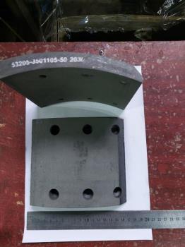 Накладка гальмiвна 6 отворiв 53205-3501105-50