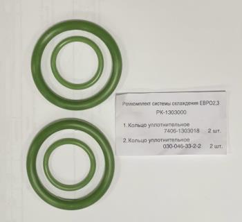 Ремкомплект системи охолодження КАМАЗ Євро 2,3 силiкон (2 найм.) 7406-1303000