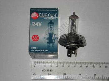 Лампа фари (Дiалуч) 24V 100/90W Р45Т (Н4) 24154