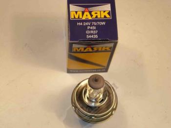 Лампа фари АКГ 24-75+70-1 Н4 Р45t 24V 75/70W