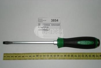 Викрутка TOPTUL плоска 6,5х150 (с шестигр.) FAGB6E15