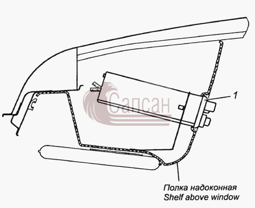 Установка автомагнитолы 53215-7901001КамАЗ 4308