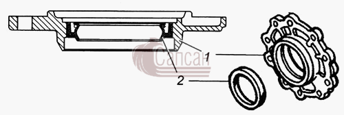 Крышка стакана в сборе 5320-2402050КамАЗ 4308