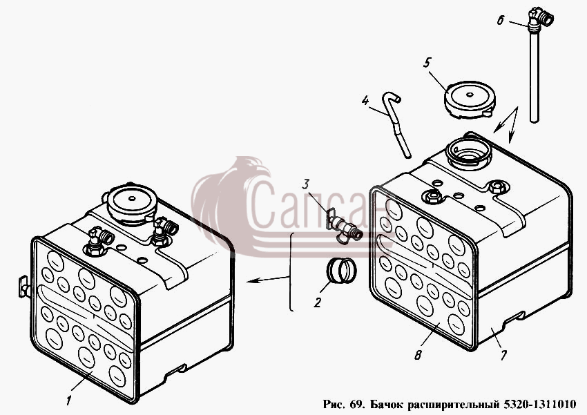 Бачок расширительныйКамАЗ 4310