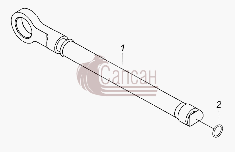 5320-1602568 ТолкательКамАЗ-43261 (Евро-1, 2)
