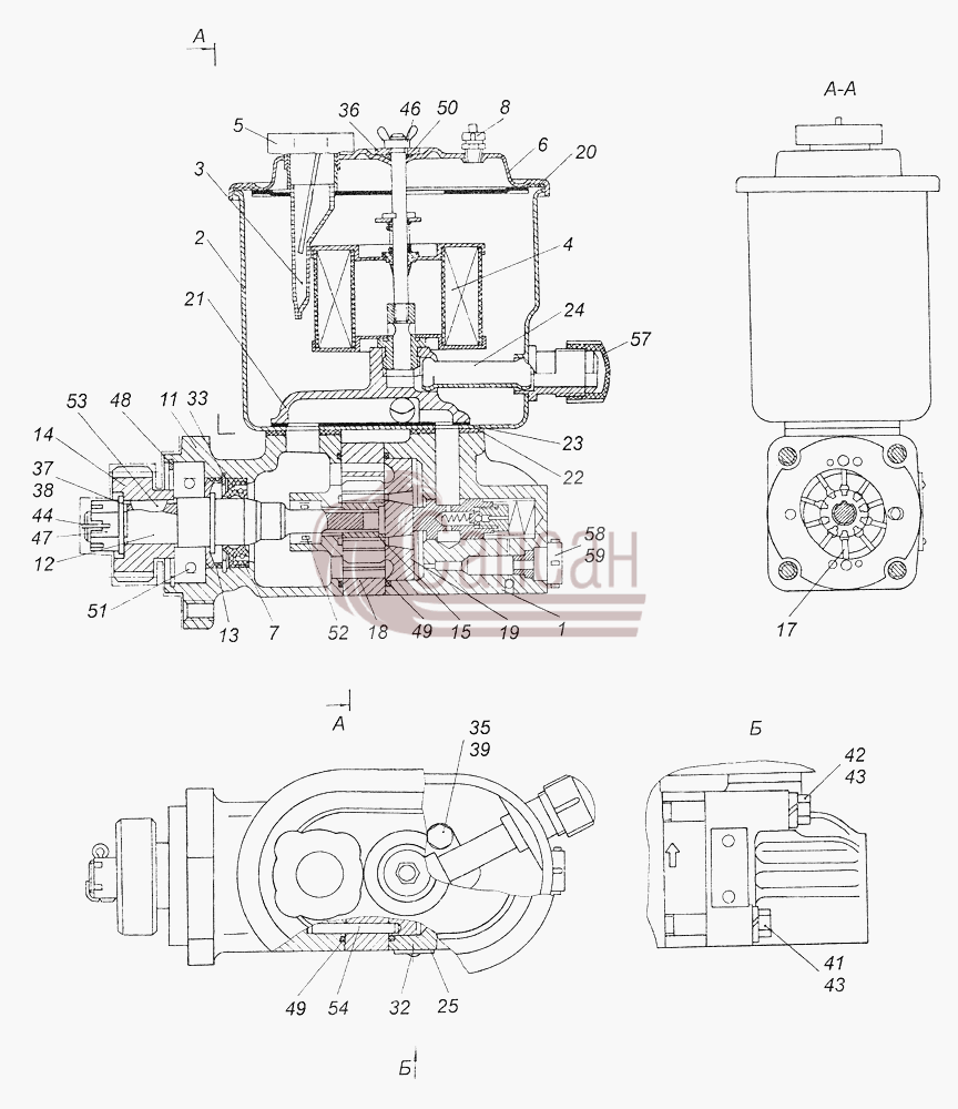 4310-3407200-01 Насос рулевого усилителяКамАЗ-43261 (Евро-1, 2)
