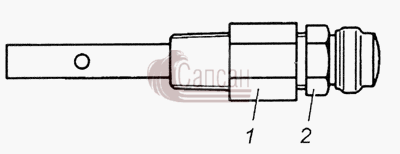 5320-2401114 Клапан со штуцером в сбореКамАЗ 4350 4х4