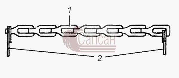 5320-1015160 Цепочка с кольцом в сбореКамАЗ 6350 8х8