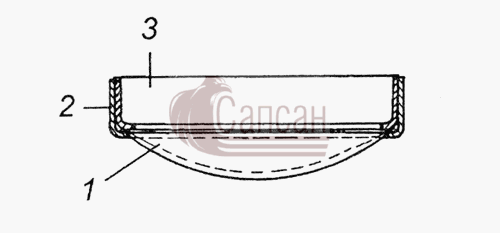 5320-1101087-10 Сетка выдвижной трубы в сбореКамАЗ 5350 6х6
