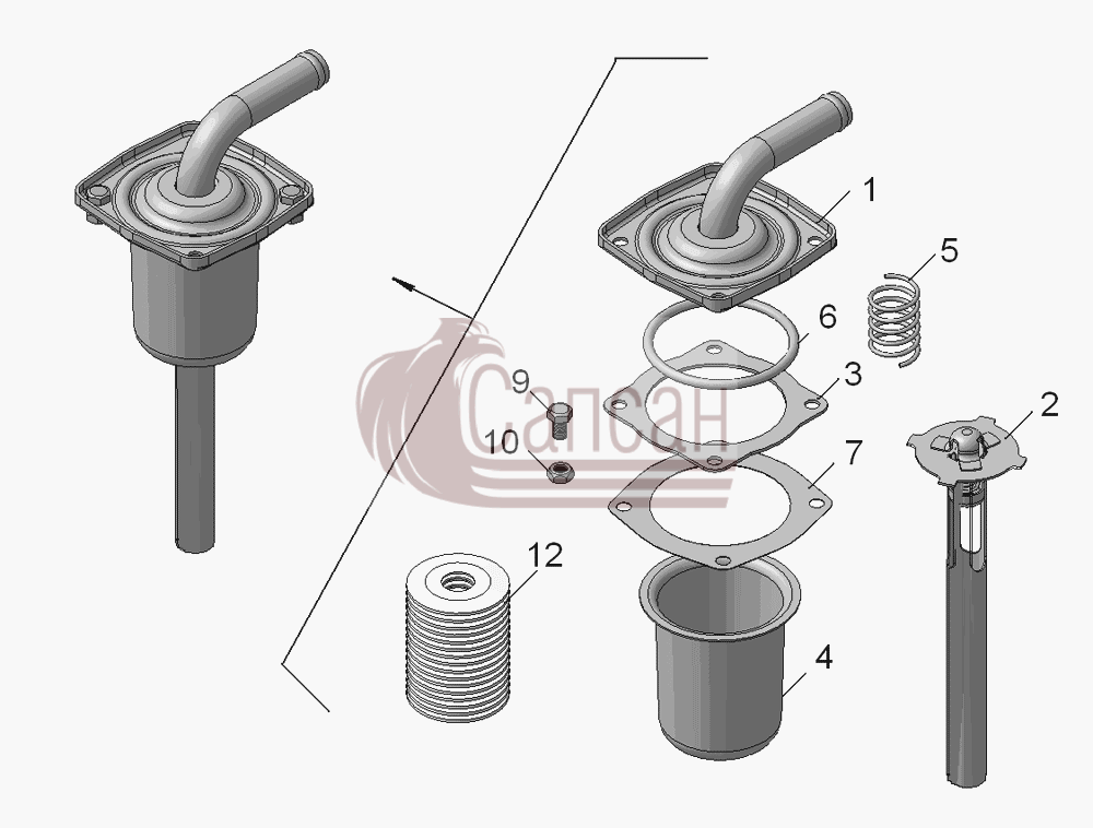 5511-8608310 Фильтр маслобакаКамАЗ-45143