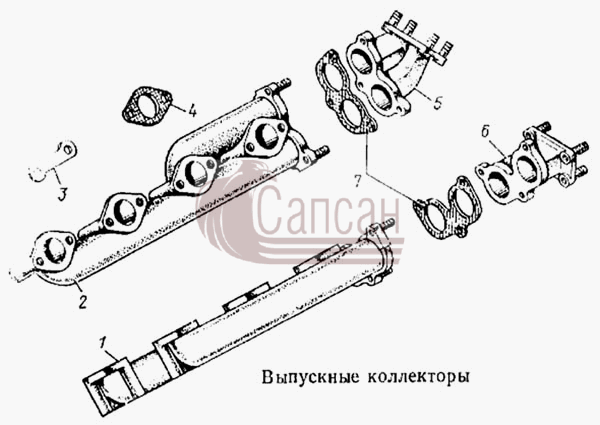 Выпускные коллекторыКамАЗ 5315