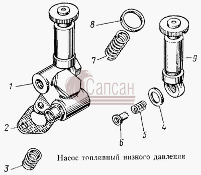 Насос топливный низкого давленияКамАЗ 5315