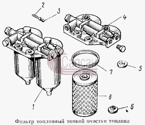 Фильтр тонкой очистки топливаКамАЗ 5315