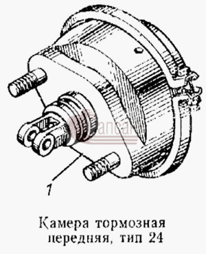 Камера тормозная передняя, тип 24КамАЗ 5315