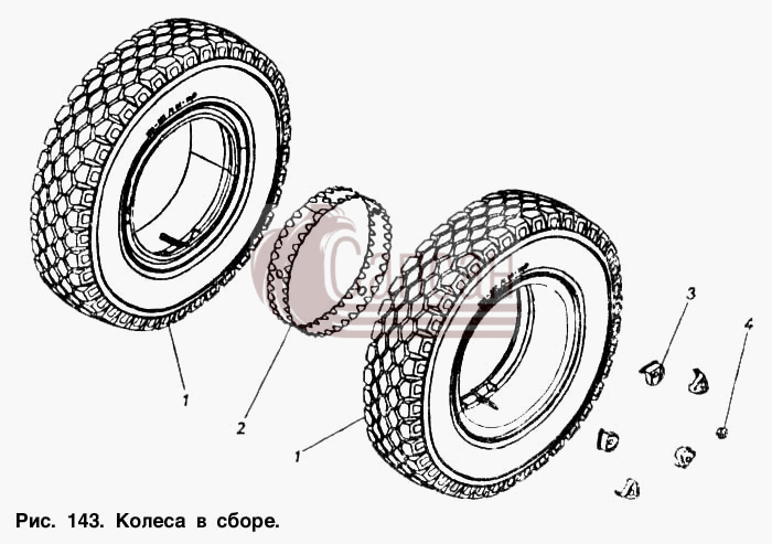Колеса в сбореКамАЗ 5410