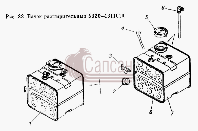 Бачок расширительныйКамАЗ 5410