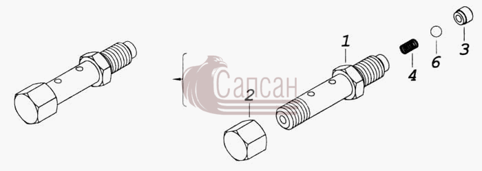 Клапан в сбореКамАЗ 5360