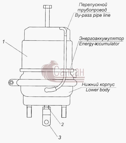 Камера тормозная тип 30/24КамАЗ 5360