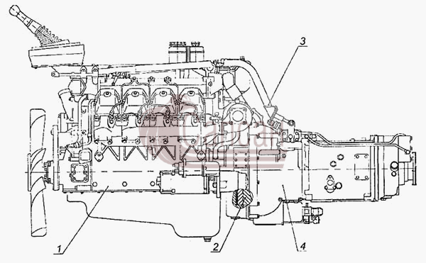 Агрегат силовойКамАЗ 6460