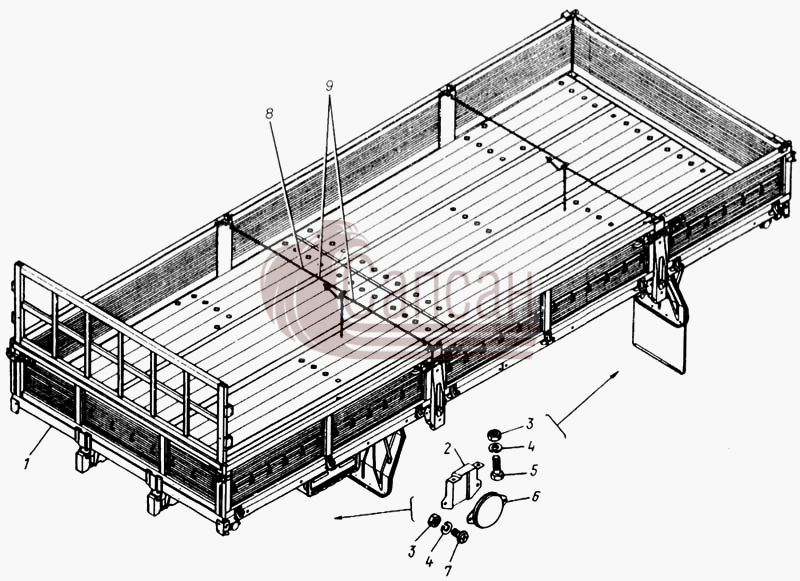 Платформа (53215)КамАЗ 65115