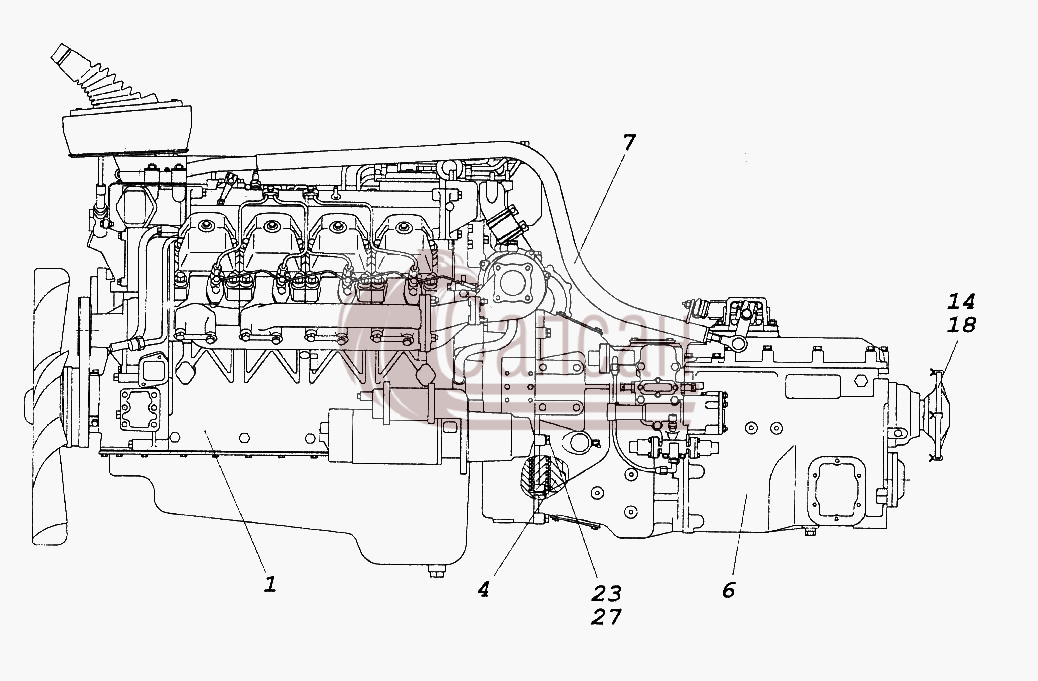 Агрегат силовой КАМАЗ 740.30-260КамАЗ 65116