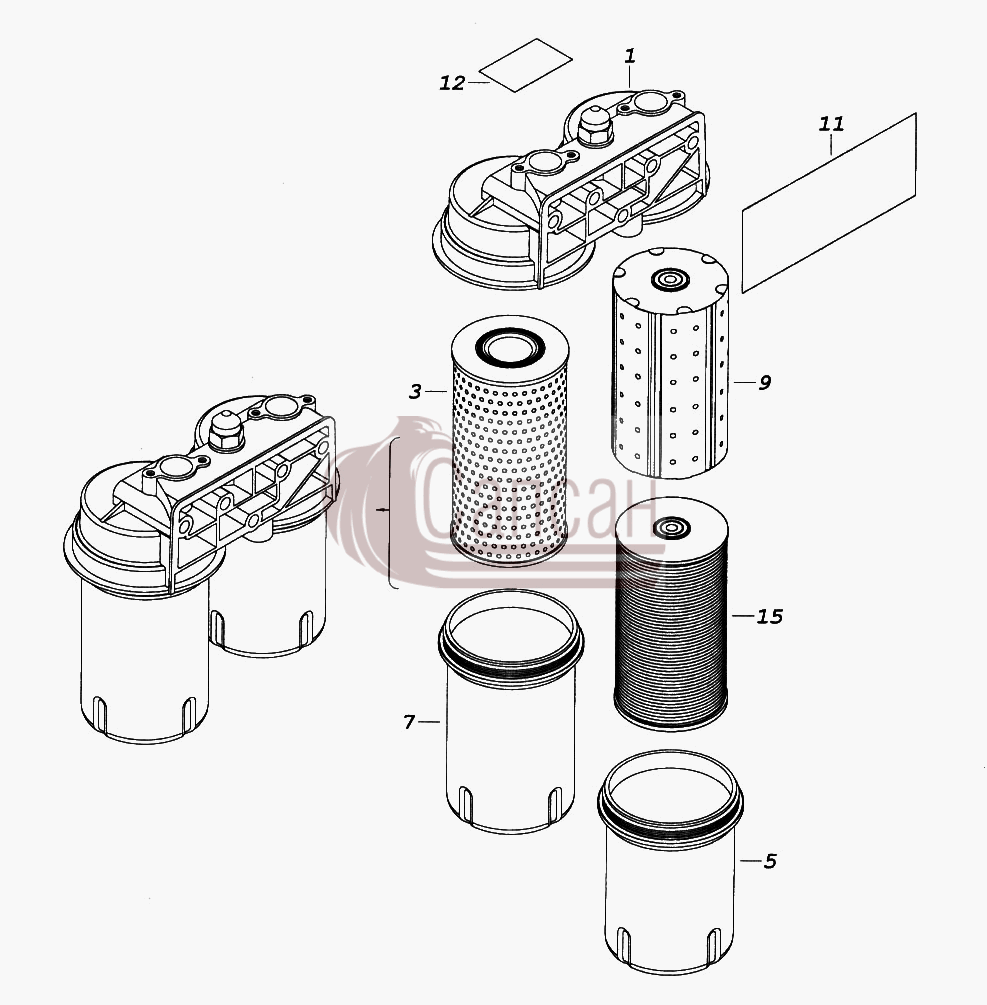 Фильтр очистки маслаКамАЗ 65116