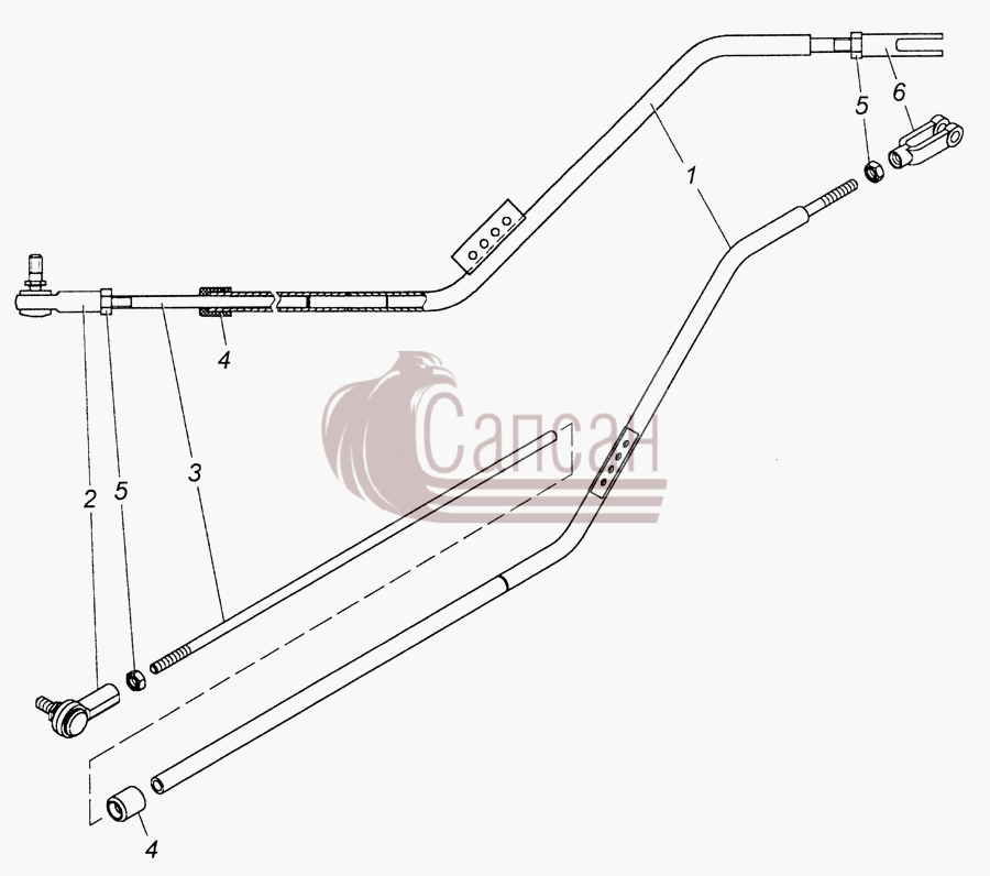 6520-1108040-10 ТолкательКамАЗ 6520 (Euro-2, 3)