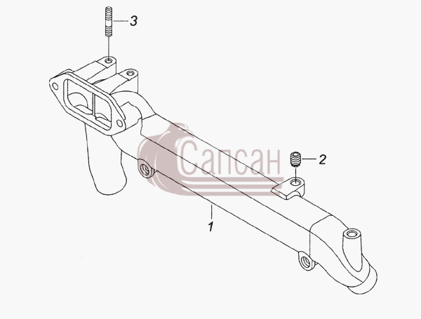7406.1115110-20 ТройникКамАЗ 6522 (Euro-2, 3)