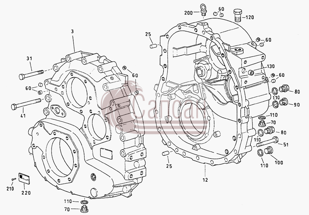 КартерКамАЗ 6520 (Euro-2, 3)